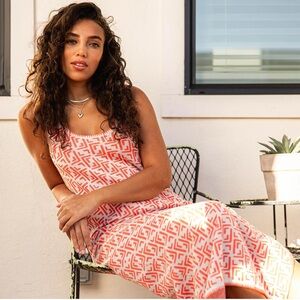 Sendero Provision Co. NWT Puebla Dress Midi Western Tan Womens S